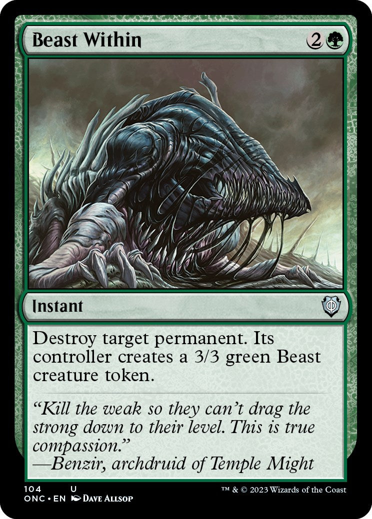 Bête intérieure [Phyrexia : Tous seront un seul commandant] 