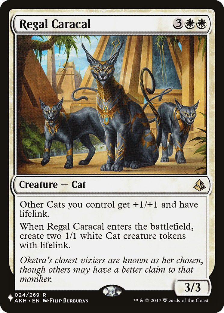 Regal Caracal [La liste] 