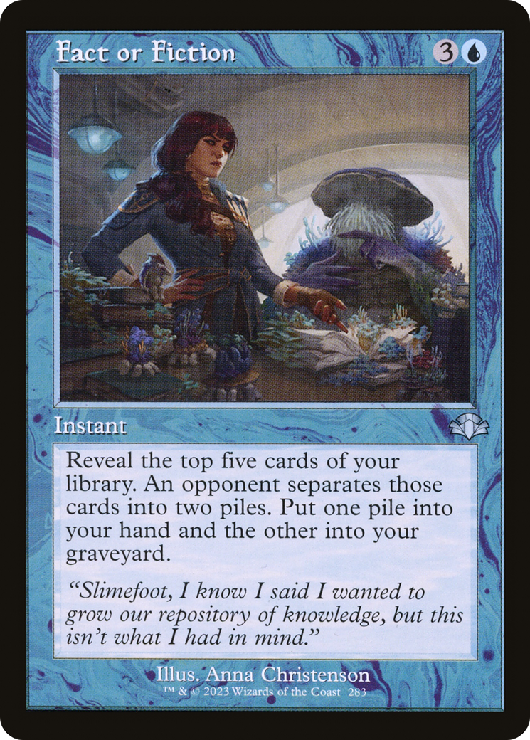 Réalité ou fiction (rétro) [Dominaria Remastered] 