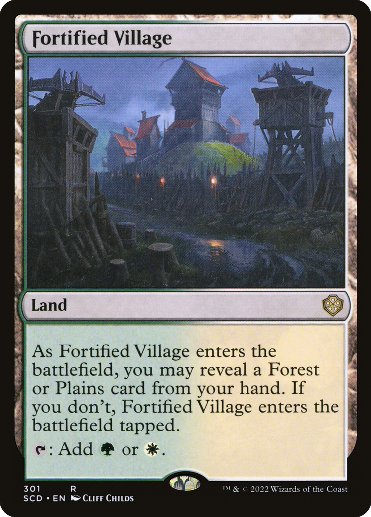 Village Fortifié [Decks Commander de Démarrage] 
