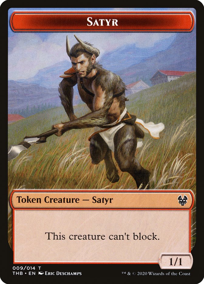 Tentacule // Jeton double face satyre [Theros Beyond Death Tokens] 
