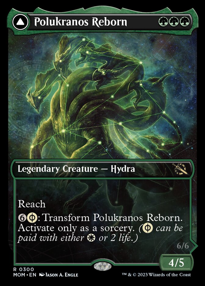 Polukranos Reborn // Polukranos, Engine of Ruin (Showcase Planar Booster Fun) [Marche de la machine] 