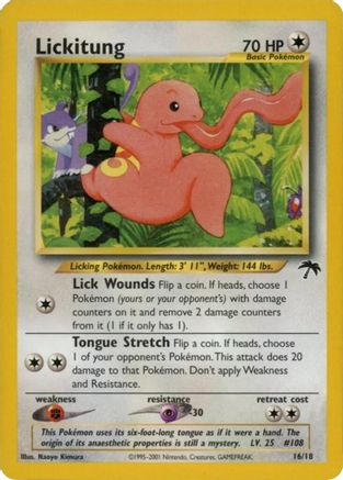 Lickitung 016  - Rare