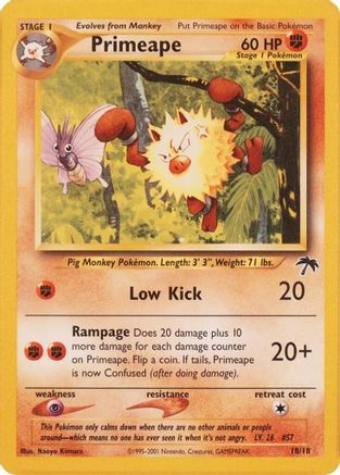 Primeape 018  - Promo