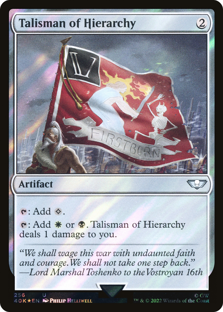 Talisman de la hiérarchie (Surge Foil) [Warhammer 40,000] 