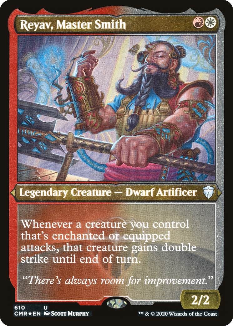Reyav, Maître Smith (Gravé) [Commander Legends] 