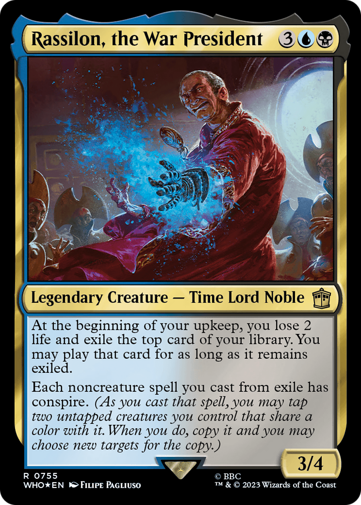 Rassilon, le président de guerre (Surge Foil) [Doctor Who] 