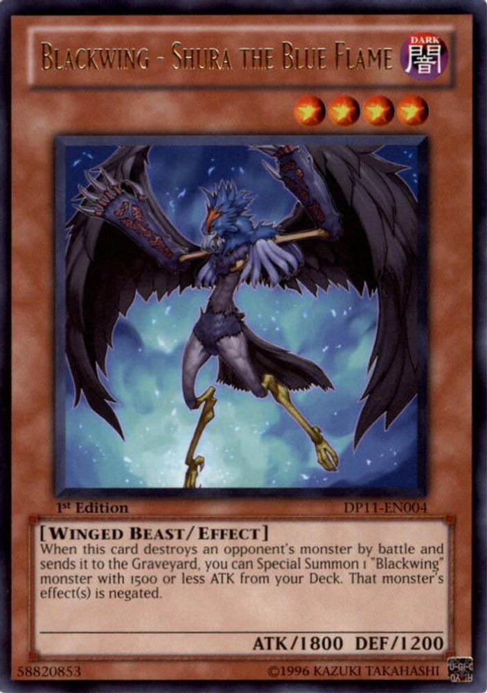 Blackwing - Shura the Blue Flame (DP11-EN004) - Rare