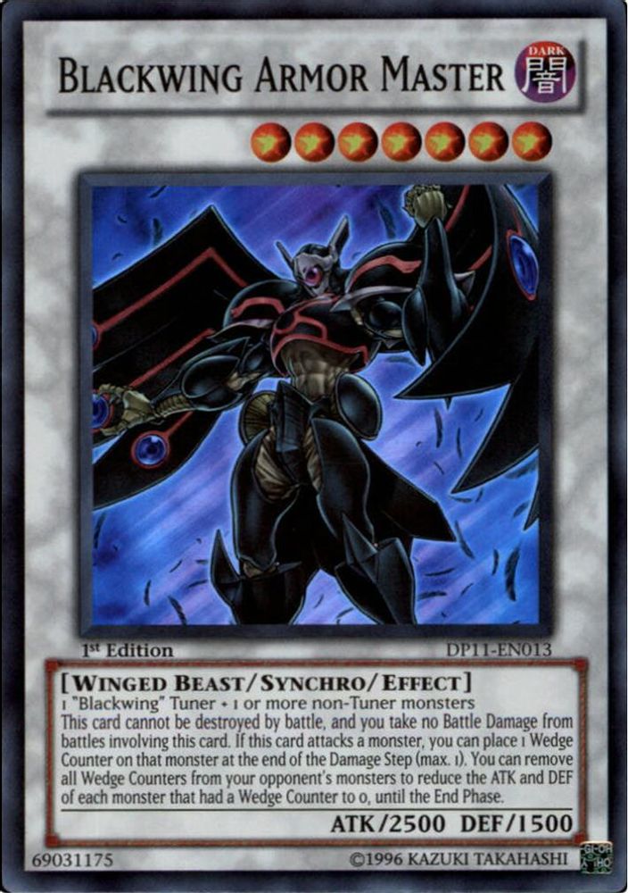 Blackwing Armor Master (DP11-EN013) - Super Rare