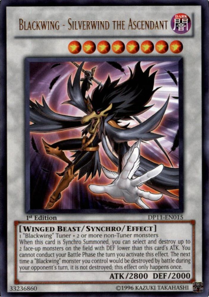 Blackwing - Silverwind the Ascendant (DP11-EN015) - Rare