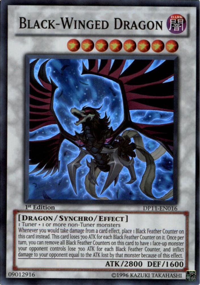 Black-Winged Dragon (DP11-EN016) - Super Rare