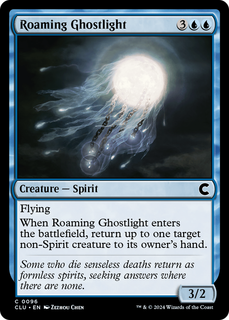 Lumière fantôme itinérante [Ravnica: Clue Edition] 