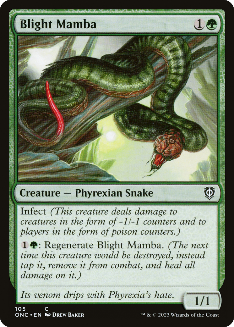 Blight Mamba [Phyrexia : Tous seront un seul commandant] 