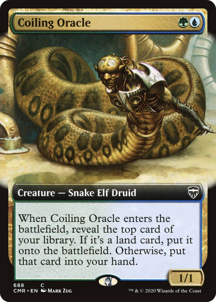 Oracle enroulé (Art étendu) [Commander Legends] 