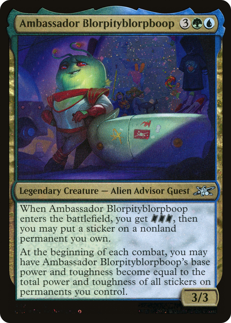 Ambassadeur Blorpityblorpboop (Galaxy Foil) [Unfinity] 