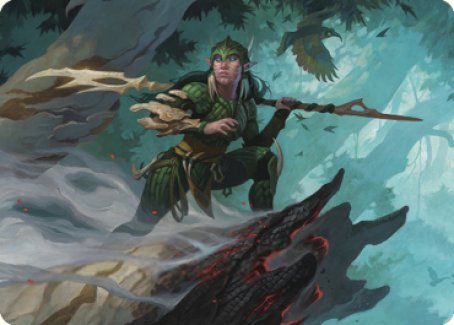 Gwenna, carte d'art Eyes of Gaea [Série d'art de guerre des frères] 