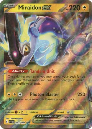 Miraidon ex 081/198  - Holofoil - Double Rare