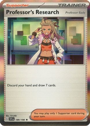 Professor's Research 189/198  - Holofoil - Rare