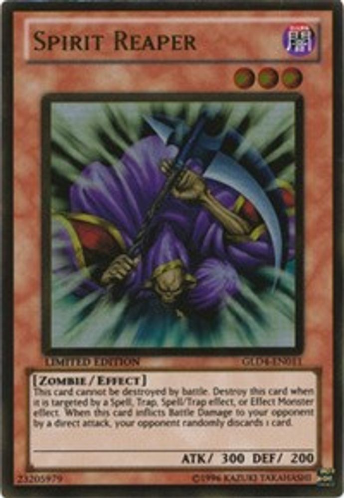Spirit Reaper (GLD4-EN011) - Gold Rare