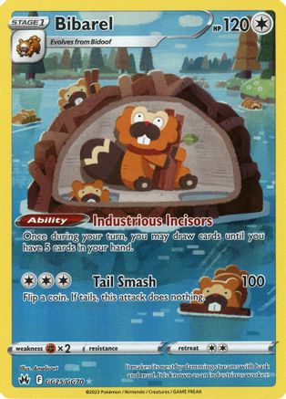Bibarel GG25  - Holofoil - Ultra Rare