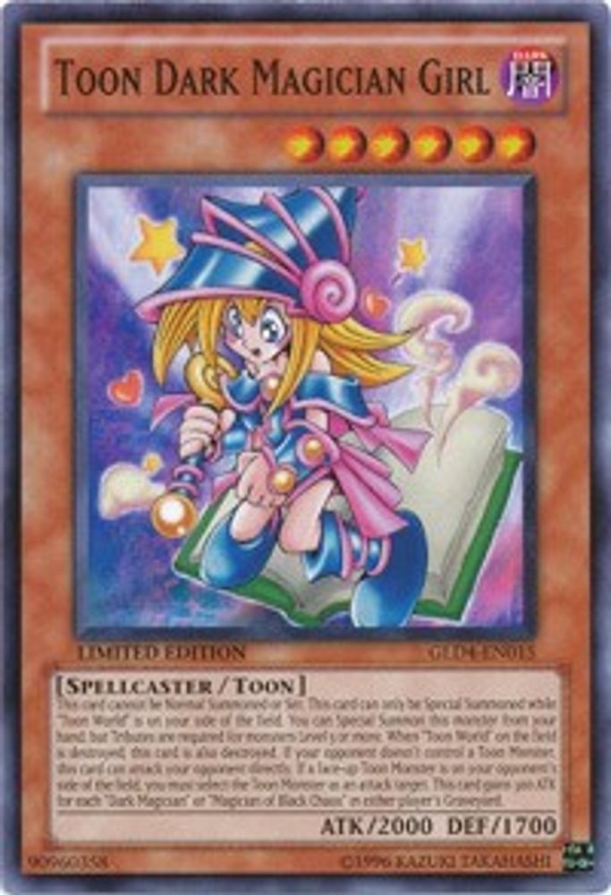 Toon Dark Magician Girl (GLD4-EN015) - Common