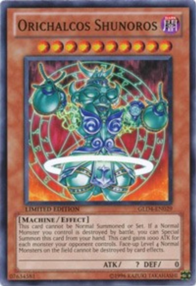 Orichalcos Shunoros [GLD4-EN029] Commun 