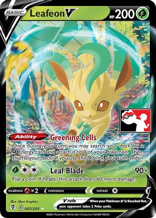 Leafeon V (007/203) [Pack de prix série 1] 