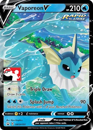 Vaporeon V  - Holofoil - Promo