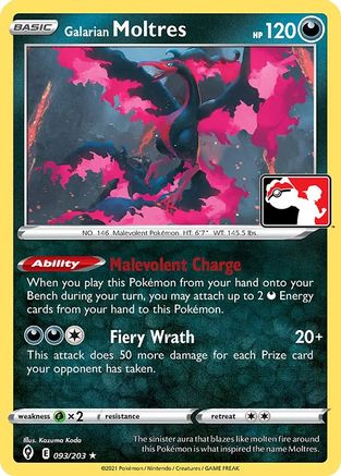 Galarian Moltres  - Rare