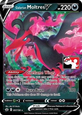 Galarian Moltres V  - Holofoil - Ultra Rare