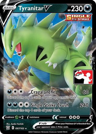 Tyranitar V  - Holofoil - Ultra Rare