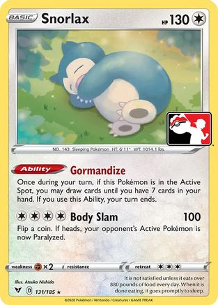 Snorlax - 131/185/185  - Rare