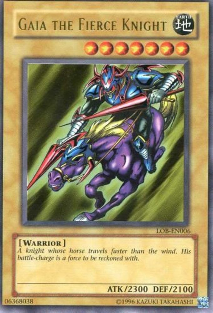 Gaia The Fierce Knight (LOB-EN006) - Ultra Rare