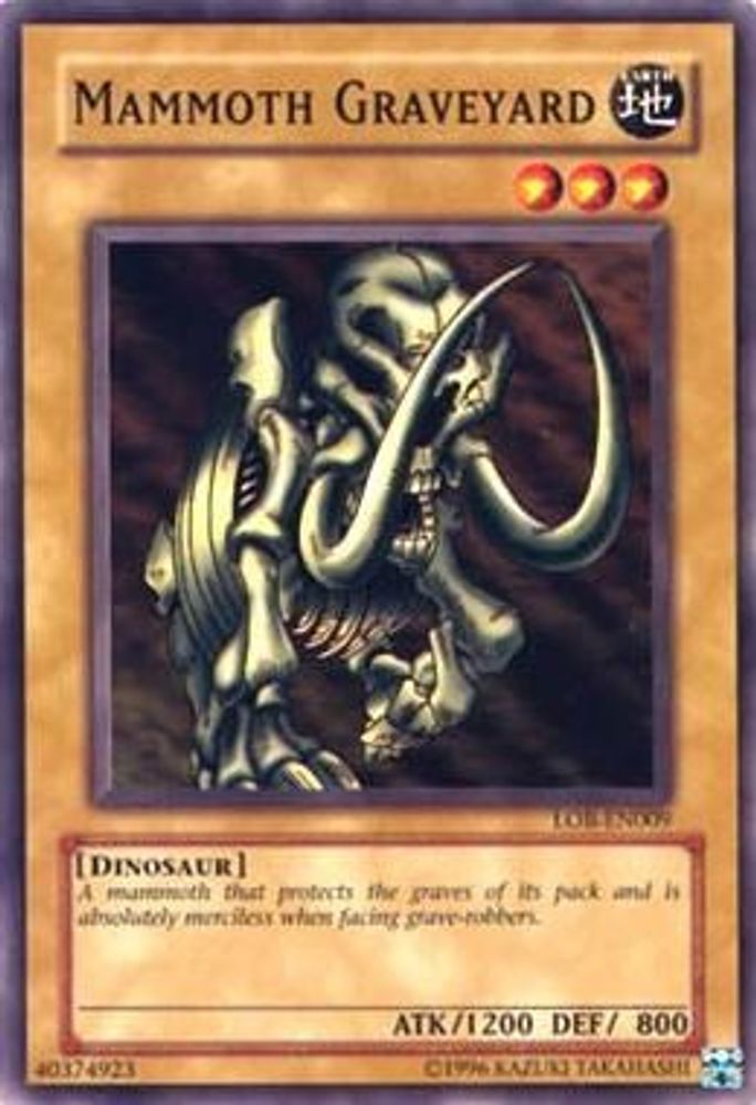 Mammoth Graveyard (LOB-EN009) - Common
