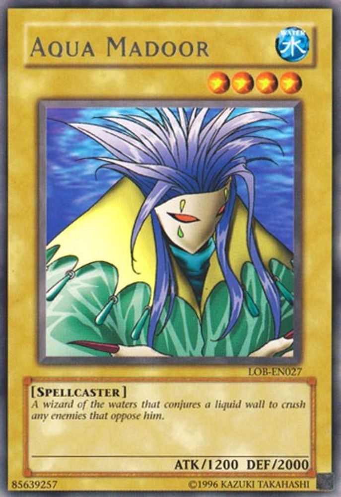 Aqua Madoor (LOB-EN027) - Rare
