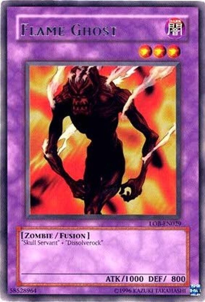 Flame Ghost (LOB-EN029) - Rare