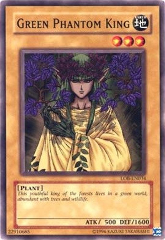 Green Phantom King (LOB-EN034) - Common