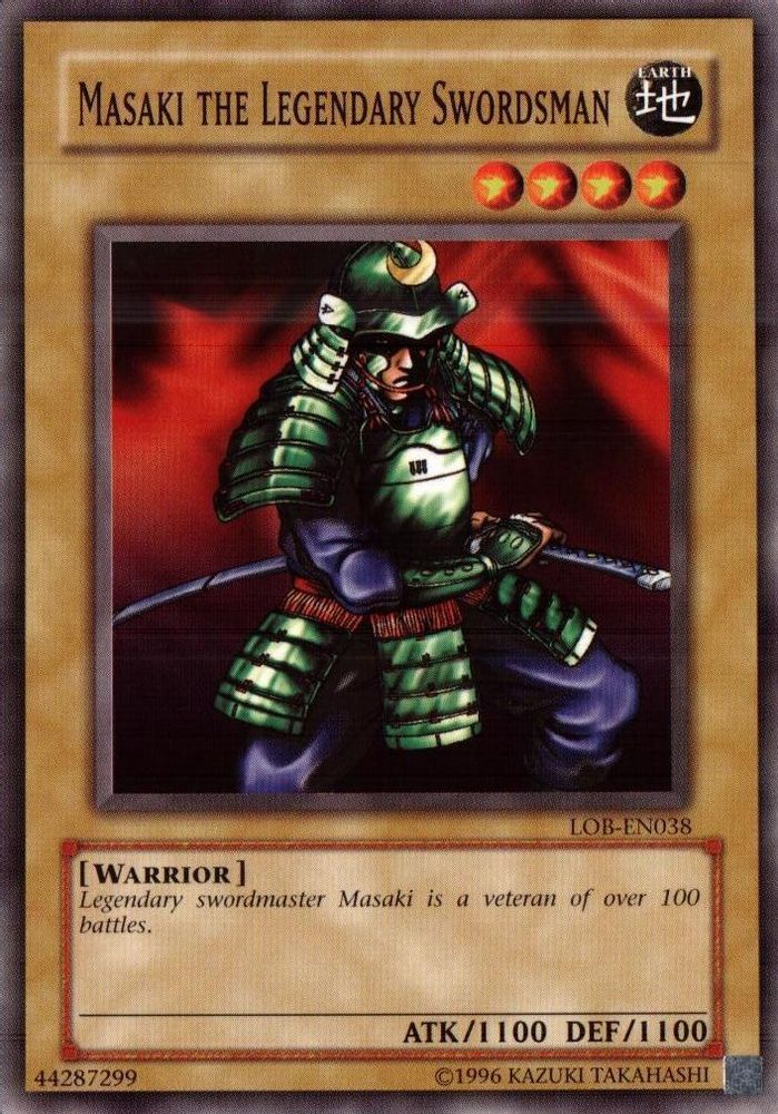 Masaki the Legendary Swordsman (LOB-EN038) - Common