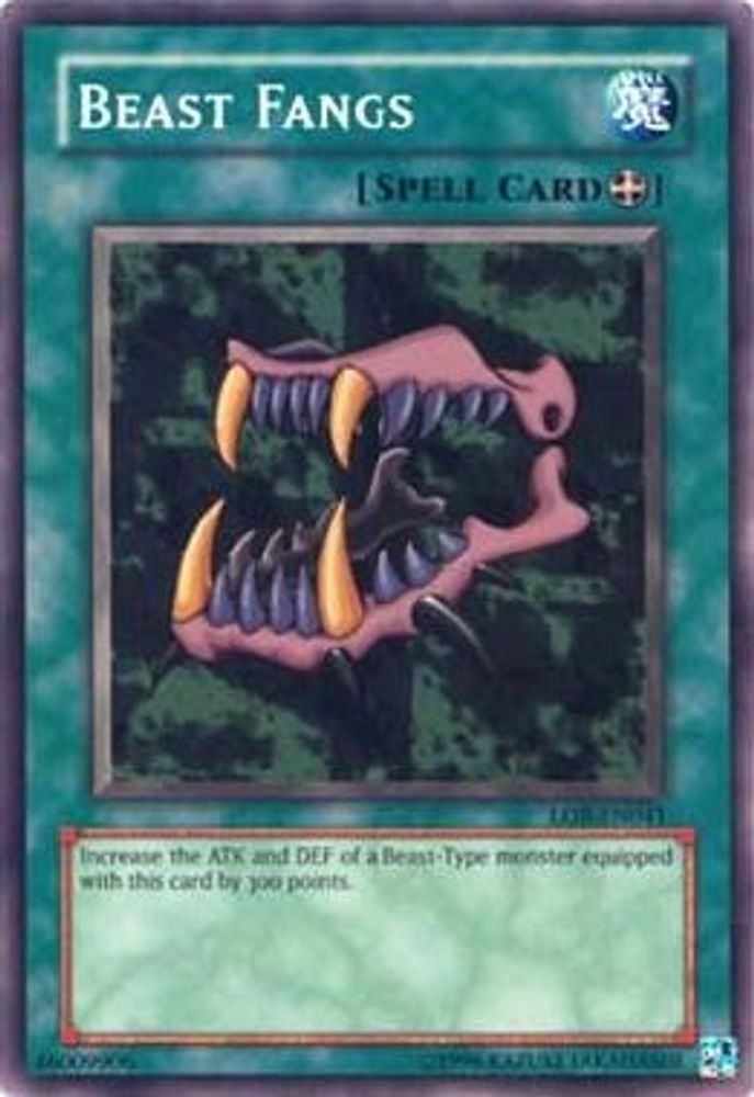 Beast Fangs (LOB-EN041) - Common