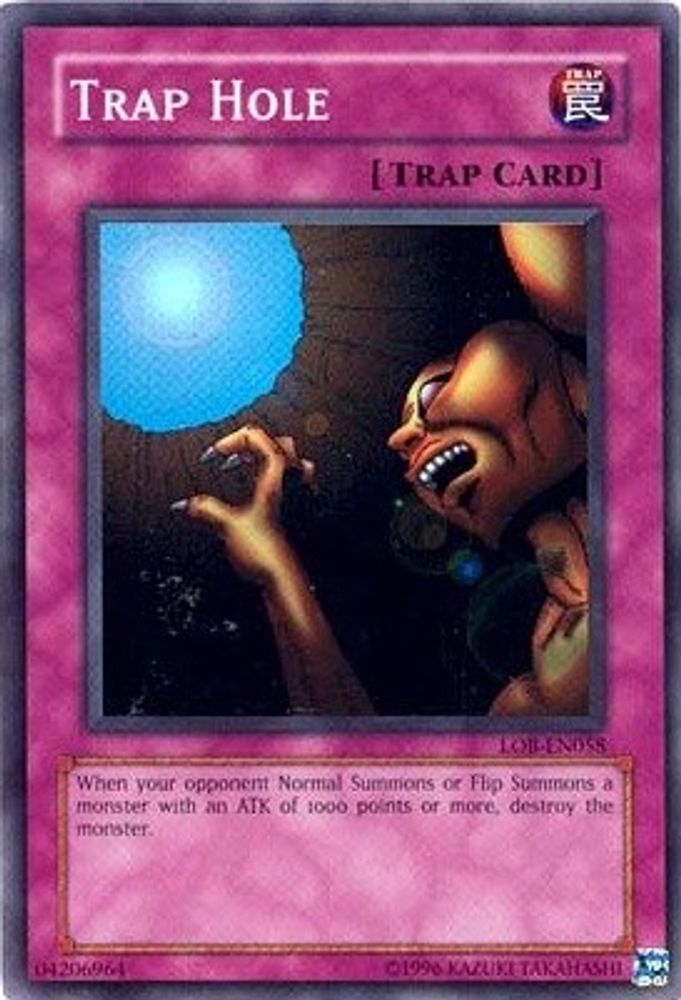 Trap Hole (LOB-EN058) - Super Rare
