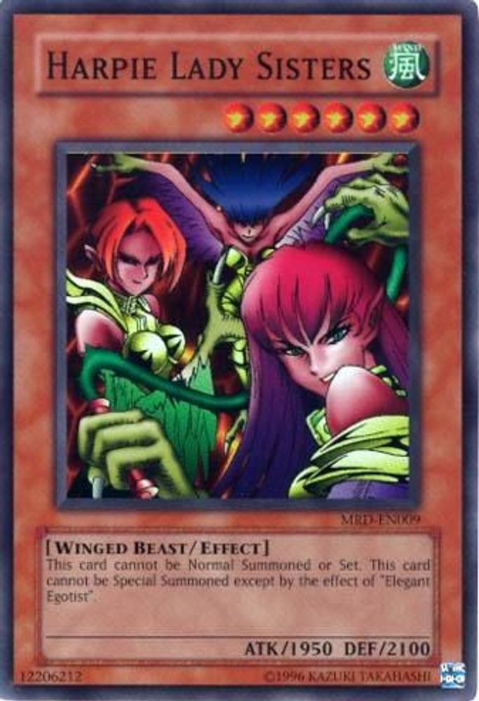 Harpie Lady Sisters (MRD-EN009) - Super Rare