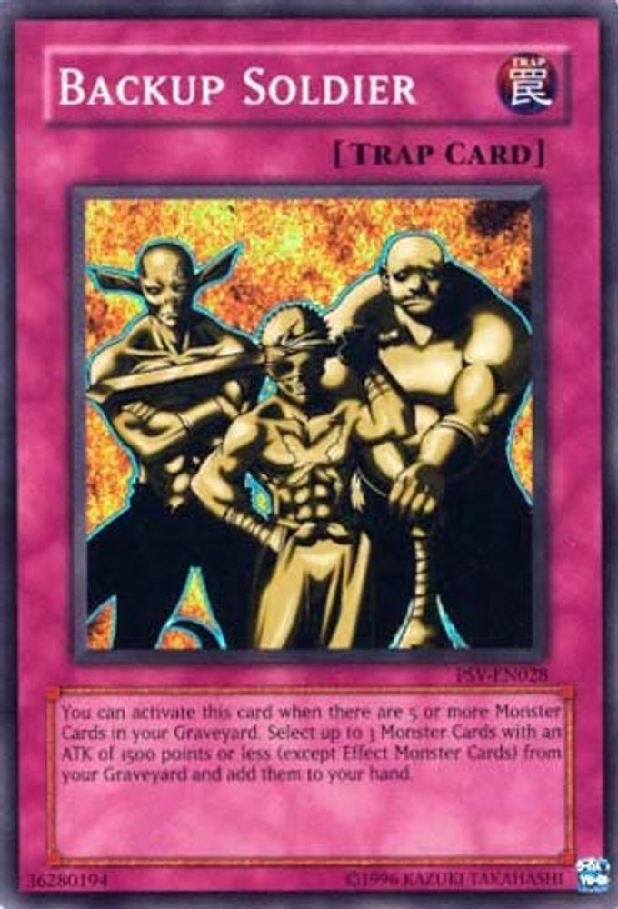 Backup Soldier (PSV-EN028) - Super Rare