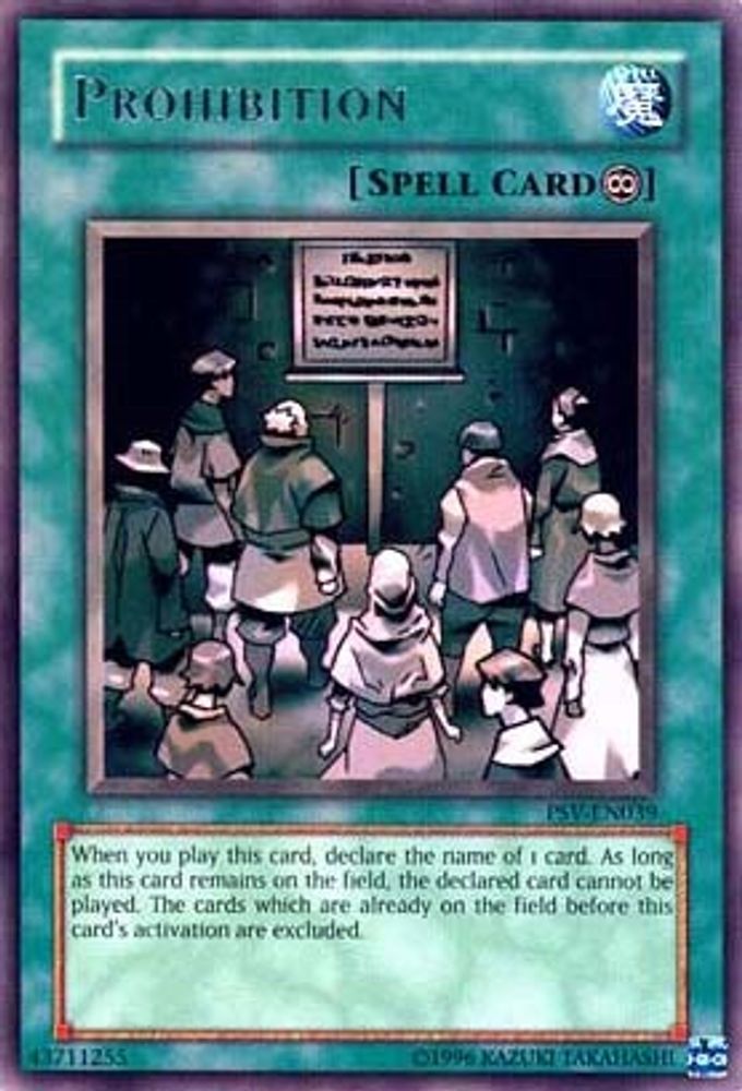 Prohibition (PSV-EN039) - Rare