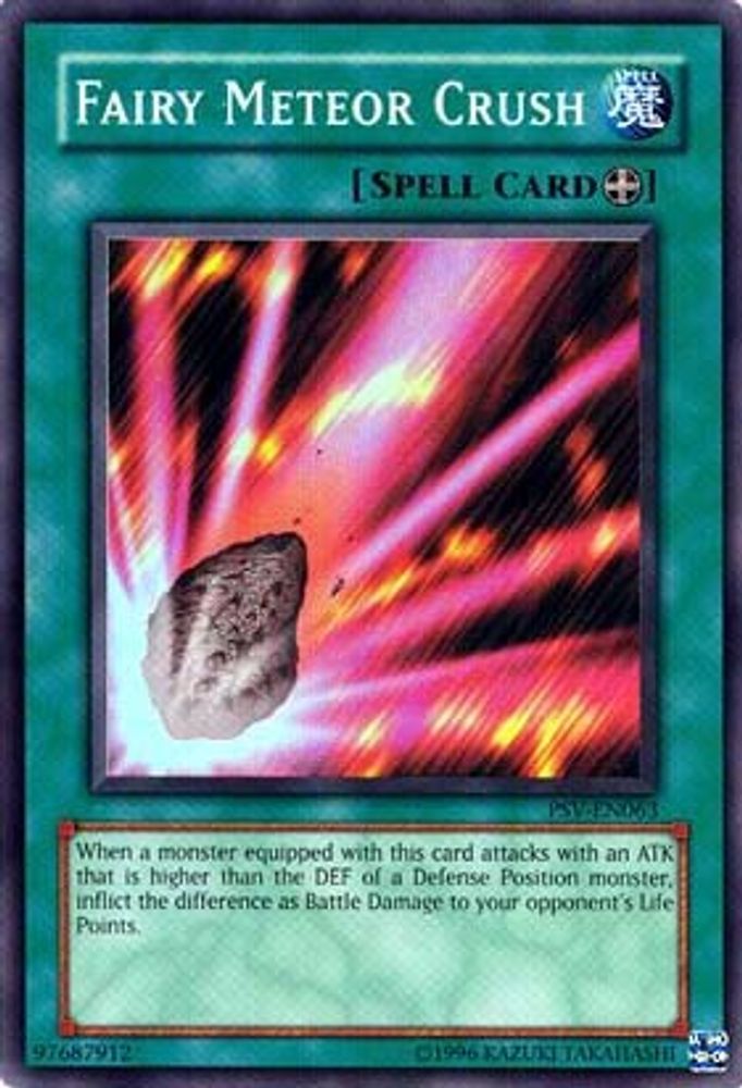 Fairy Meteor Crush (PSV-EN063) - Super Rare