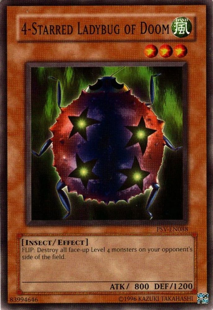 4-Starred Ladybug of Doom (PSV-EN088) - Common