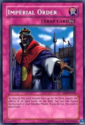 Imperial Order (PSV-EN104) - Secret Rare