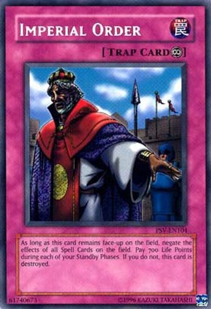 Imperial Order (PSV-EN104) - Secret Rare