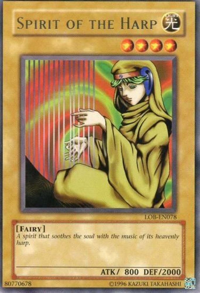 Spirit of the Harp (LOB-EN078) - Rare