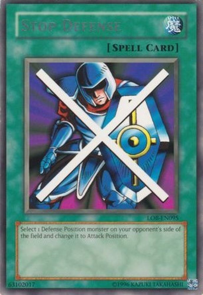 Stop Defense (LOB-EN095) - Rare