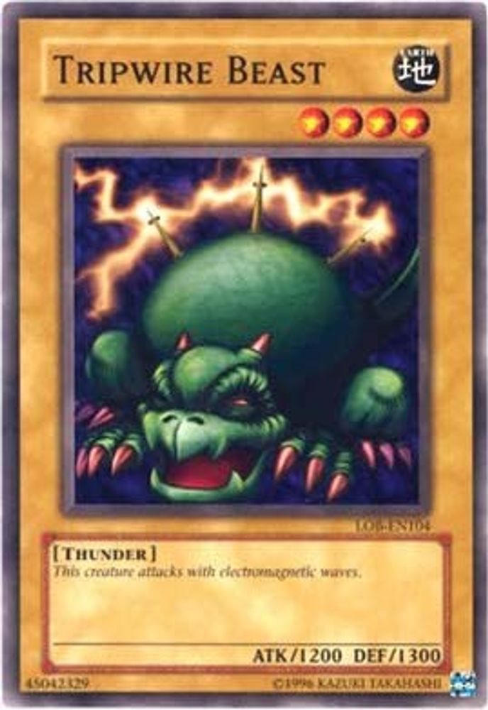 Tripwire Beast [LOB-EN104] Commun 